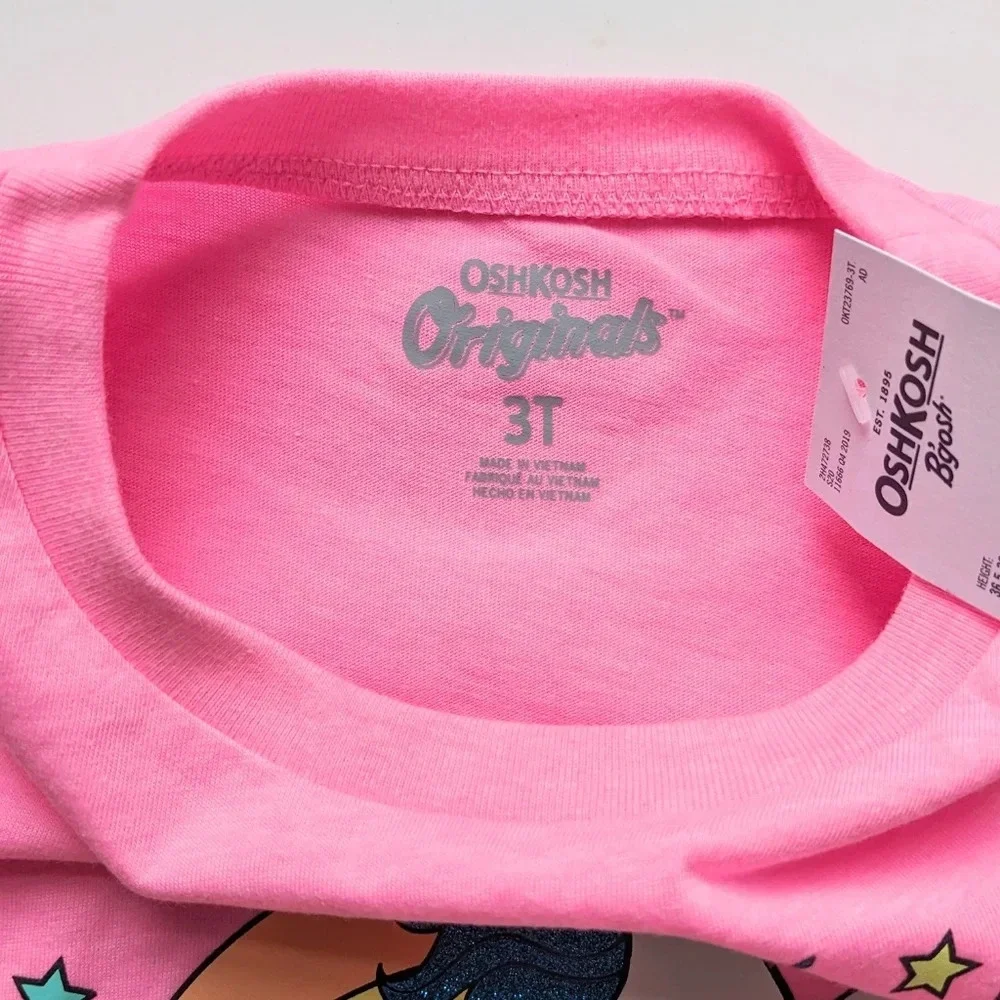 Girls Oshkosh Unicorn T-shirt Bundle
